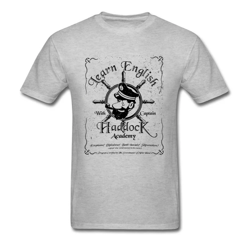 Funny T-shirts Men Learn English with Captain Haddock TShirt for Students Casual Summer Tees Graphic O-Neck Cotton Top Clothes
Funny T-shirts Men Learn English with Captain Haddock TShirt for Students Casual Summer Tees Graphic O-Neck Cotton Top Clothes
