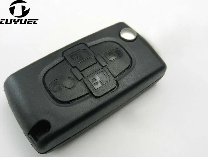 Car Key Blanks Case 4 Buttons For Peugeot Folding Flip Remote Key Shell for Citroen With Battery Clamp
Car Key Blanks Case 4 Buttons For Peugeot Folding Flip Remote Key Shell for Citroen With Battery Clamp