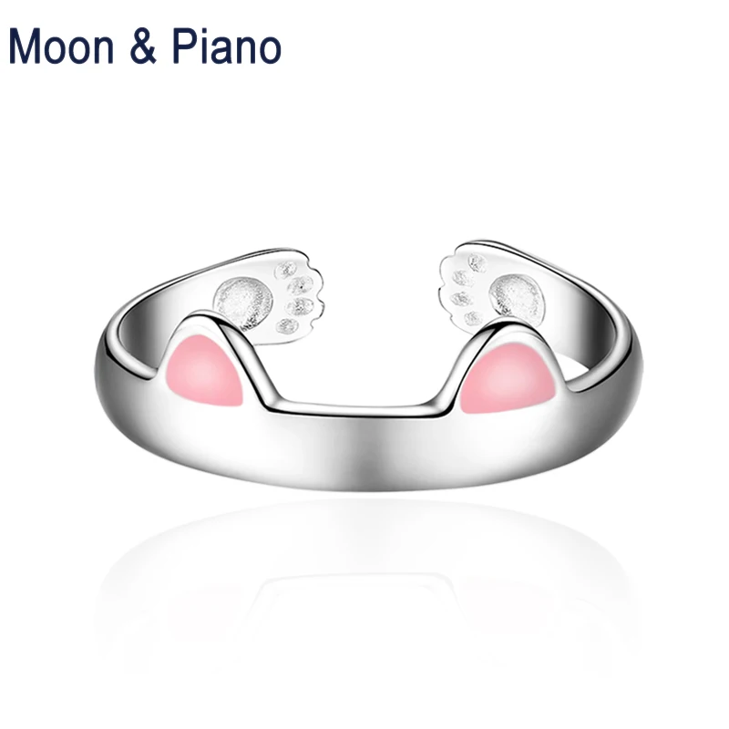 925 Sterling Silver The Cat Ears Open Ring For Women Lovely Cute Birthday Present Original Handmade Design Fine Jewelry
925 Sterling Silver The Cat Ears Open Ring For Women Lovely Cute Birthday Present Original Handmade Design Fine Jewelry