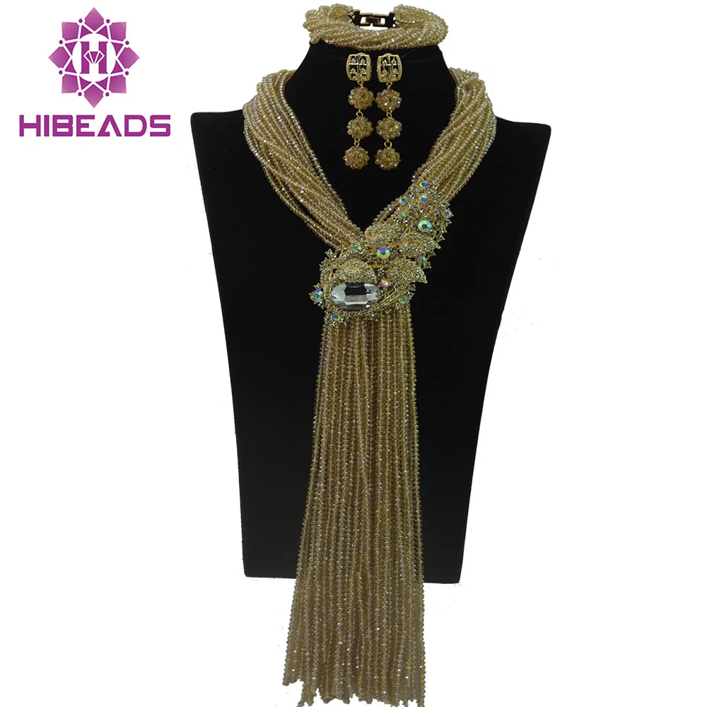 Big Full Beads Chunky 4MM Gold Crystal Twist Beads African Jewelry Sets Necklace Women Lace Jewelry Sets Free Shipping ABK935
Big Full Beads Chunky 4MM Gold Crystal Twist Beads African Jewelry Sets Necklace Women Lace Jewelry Sets Free Shipping ABK935