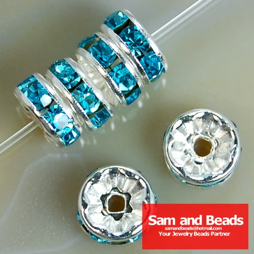 Top quality ! Crystal Rhinestone Rondelle Spacer Beads Silver Free Shipping 100Pcs Wholesale Aquamrine
Top quality ! Crystal Rhinestone Rondelle Spacer Beads Silver Free Shipping 100Pcs Wholesale Aquamrine