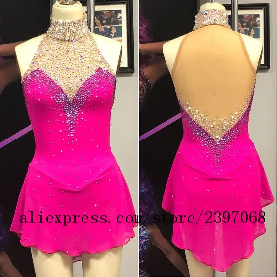 Pink Figure Skating Dress Girls Competition Women Skating Dresses Ice Skating Dresses New 2018 Custom Free Shipping F41
Pink Figure Skating Dress Girls Competition Women Skating Dresses Ice Skating Dresses New 2018 Custom Free Shipping F41