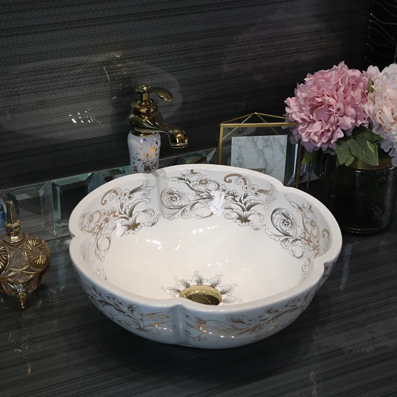 Europe Vintage Style Ceramic Art Basin Sink Counter Top Wash Basin Bathroom Sinks vanities new model wash basin
Europe Vintage Style Ceramic Art Basin Sink Counter Top Wash Basin Bathroom Sinks vanities new model wash basin