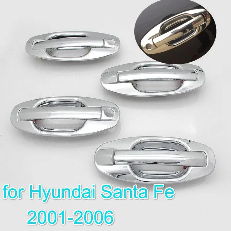 FUNDUOO для Hyundai Santa Fe 2001, 2002, 2003, 2004, 2005, 2006, новые хромированные покрытия для дверных ручек из АБС-пластика + наклейка на чашу
FUNDUOO для Hyundai Santa Fe 2001, 2002, 2003, 2004, 2005, 2006, новые хромированные покрытия для дверных ручек из АБС-пластика + наклейка на чашу