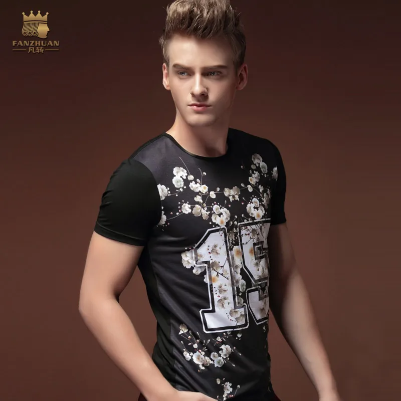Free Shipping Korean Summer men's fashion casual short sleeved 2015 youth casual Black Slim T-shirt 15585 male flowers OnSale
Free Shipping Korean Summer men's fashion casual short sleeved 2015 youth casual Black Slim T-shirt 15585 male flowers OnSale