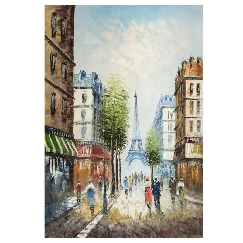 Hand painted Landscape Oil Paintings Paris Street Europe Wall Art Picture Abstract Modern Canvas Paintings
Hand painted Landscape Oil Paintings Paris Street Europe Wall Art Picture Abstract Modern Canvas Paintings