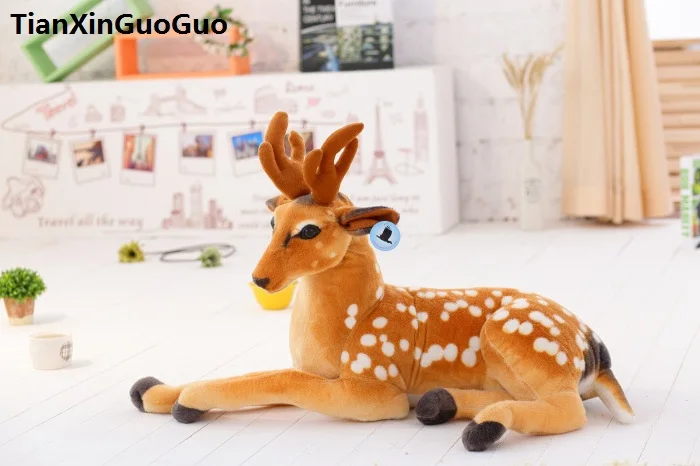 about 48cm prone sika deer plush toy simulation deer soft doll birthday gift s0490
about 48cm prone sika deer plush toy simulation deer soft doll birthday gift s0490