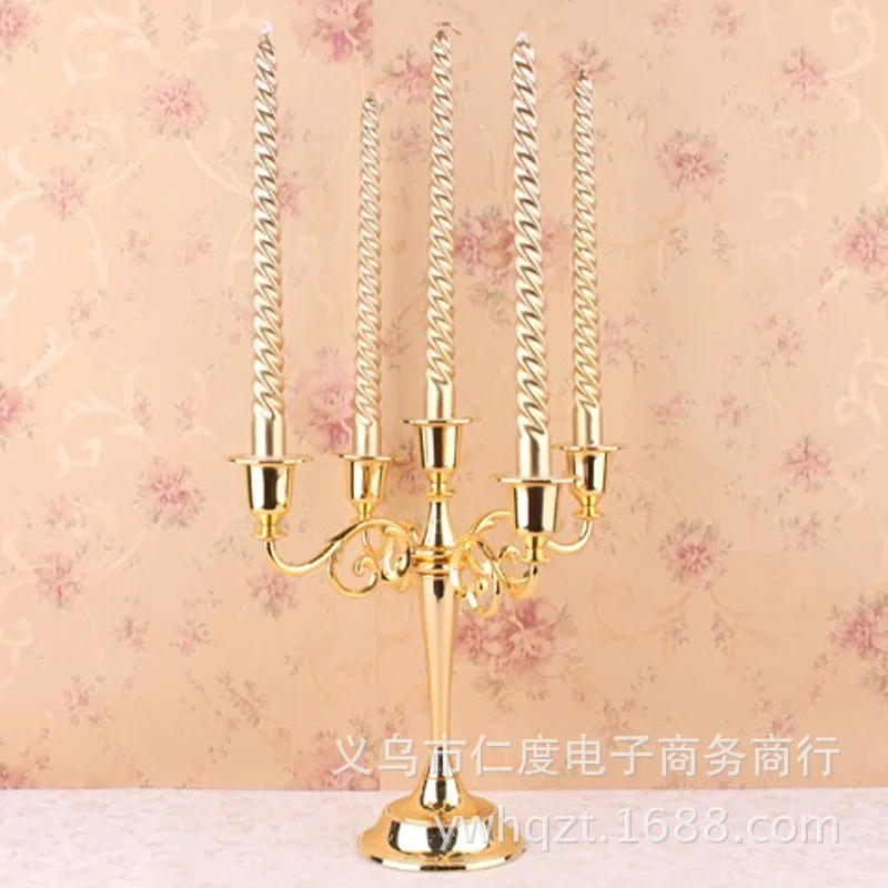 C alloy candlestick hotel ktv three five Candlestick Candlestick Home Decoration Metal Crafts Wedding
C alloy candlestick hotel ktv three five Candlestick Candlestick Home Decoration Metal Crafts Wedding