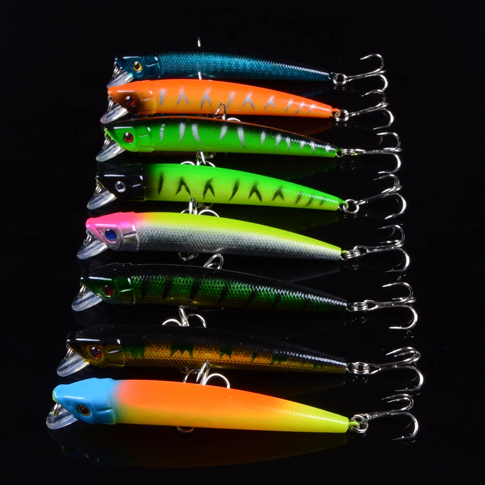 8pcs/lot 9.5cm/3.24in 8g/0.28oz fishing lures fishing bait minnow bass lure fishing tackle 3D Eyes
8pcs/lot 9.5cm/3.24in 8g/0.28oz fishing lures fishing bait minnow bass lure fishing tackle 3D Eyes