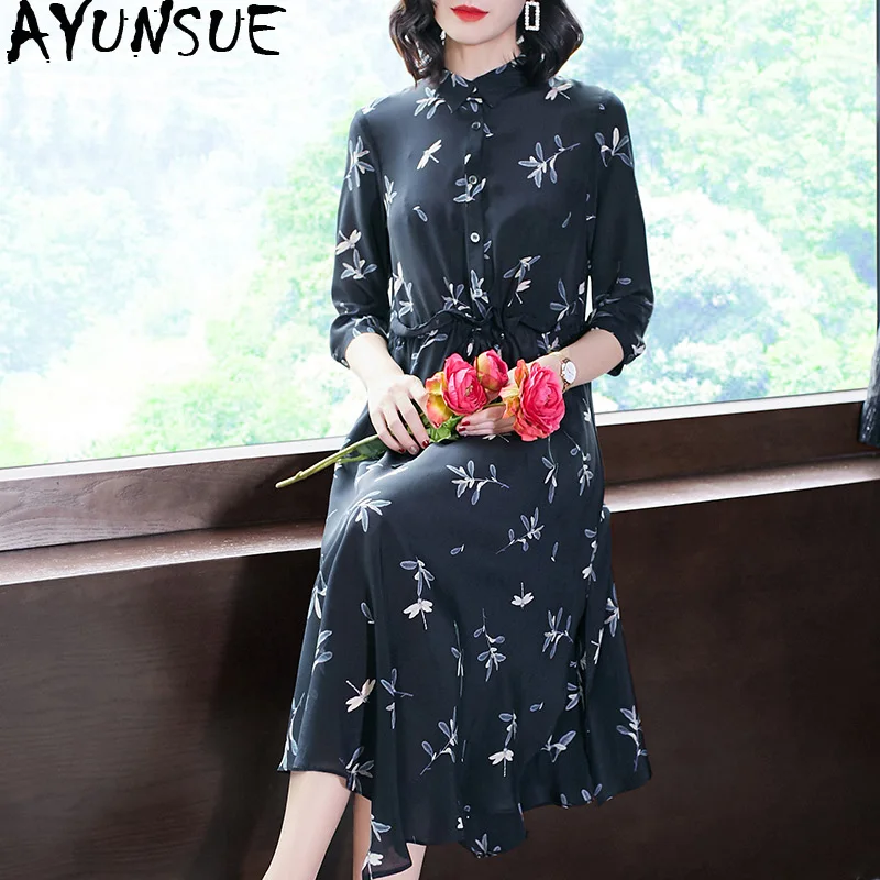 Summer Dress Women Clothes 2020 Beach 100% Silk Dress Elegant Floral Boho Shirt Ladies Dresses Midi Vestidos De Verano YY01
Summer Dress Women Clothes 2020 Beach 100% Silk Dress Elegant Floral Boho Shirt Ladies Dresses Midi Vestidos De Verano YY01