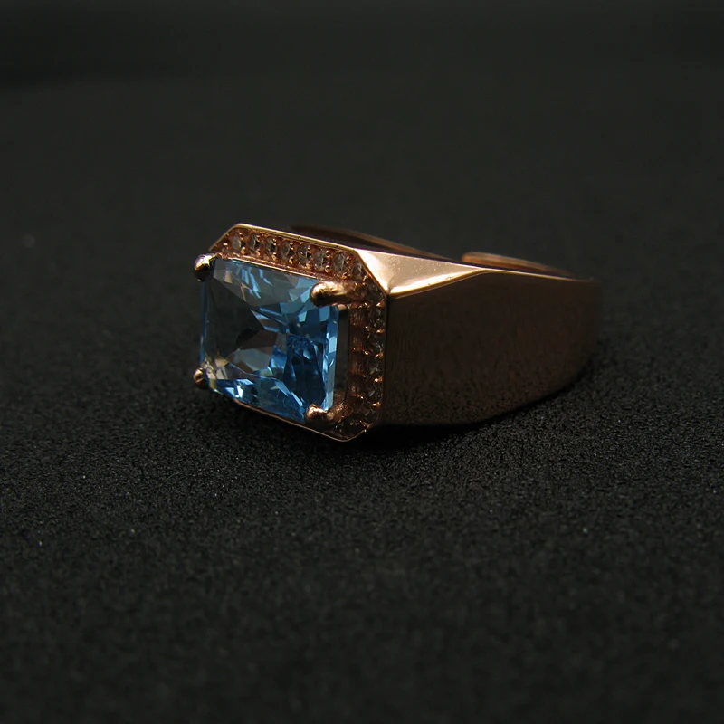 925 Sterling silver blue topaz Ring fashion gift for women jewelry Rose Open ring Fine Jewelry j081004agb
925 Sterling silver blue topaz Ring fashion gift for women jewelry Rose Open ring Fine Jewelry j081004agb