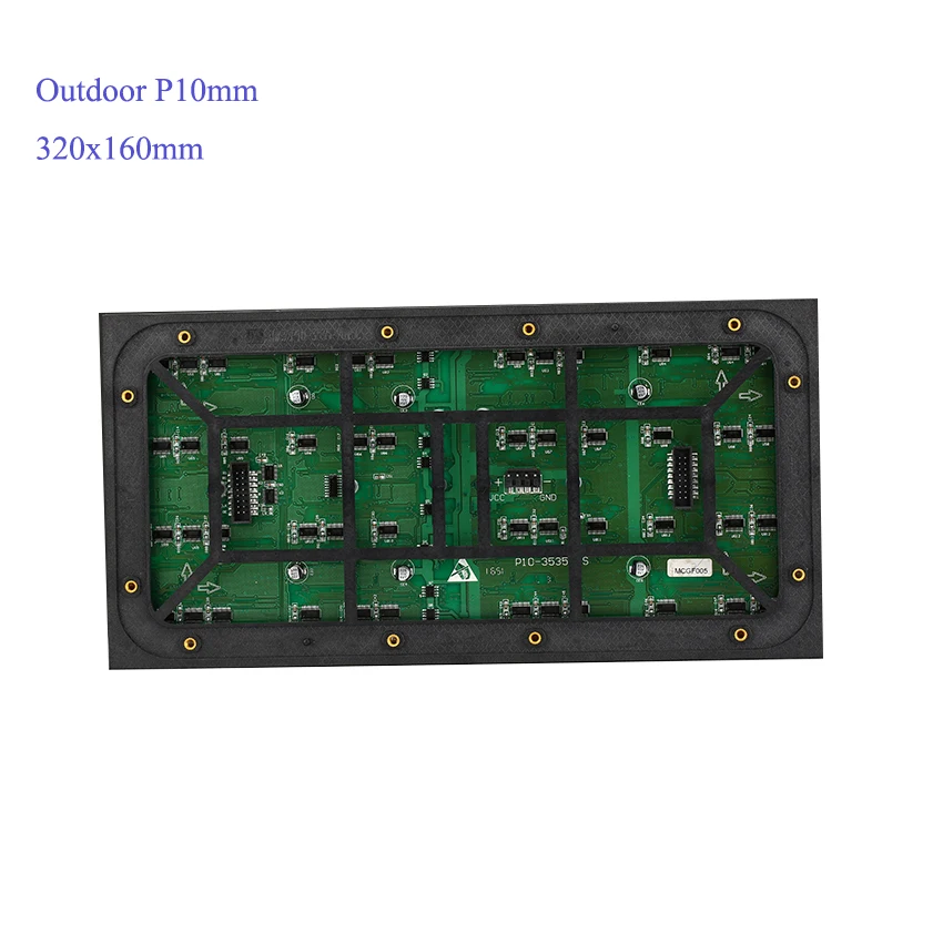 5pcs Outdoor P10mm 320x160mm Module, 1pcs HD-D10 wifi control card, 1pcs power 5v300W supply 1pcs temperature sensor
5pcs Outdoor P10mm 320x160mm Module, 1pcs HD-D10 wifi control card, 1pcs power 5v300W supply 1pcs temperature sensor