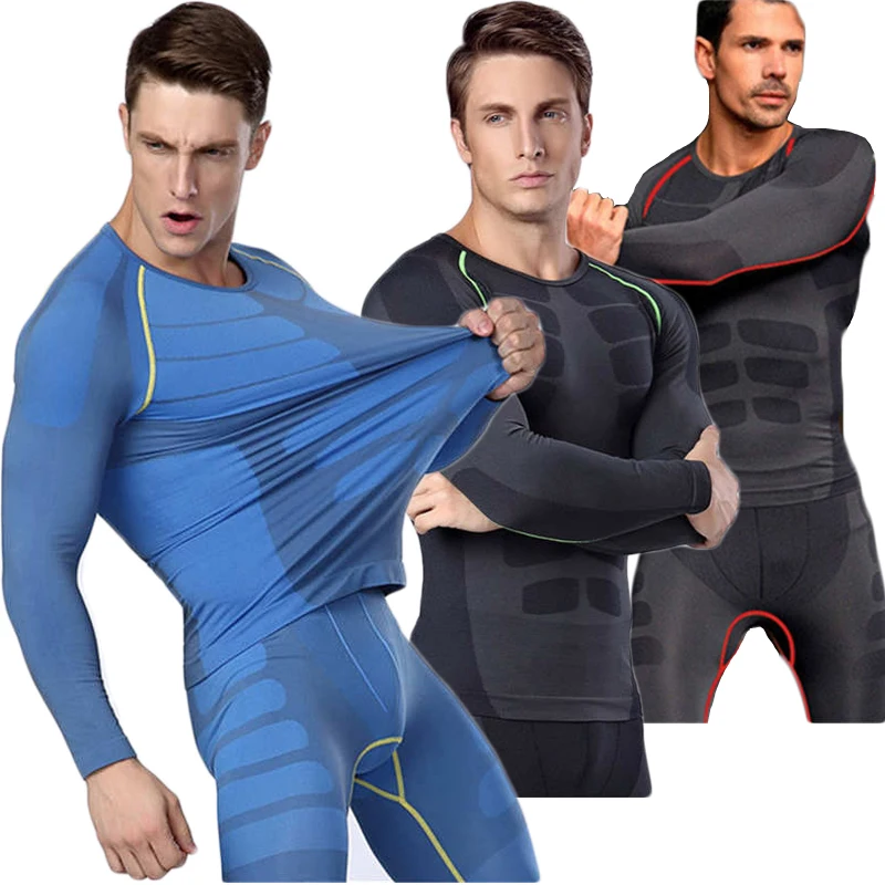 Men Compression Clothing Mens Suit Tops & Tees Base Layer Leggings Men's Set Bodybuilding T-Shirt Fitness Underwear
Men Compression Clothing Mens Suit Tops & Tees Base Layer Leggings Men's Set Bodybuilding T-Shirt Fitness Underwear