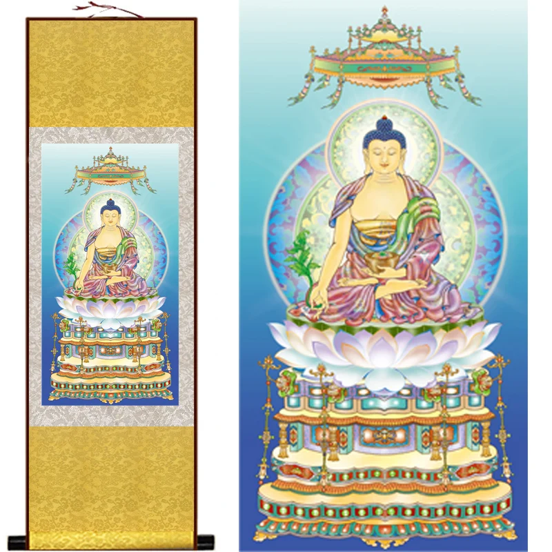 South medicine guru Buddha mahayana Silk hangs a picture/decorative painting scroll painting wholesale AT020sale AT024
South medicine guru Buddha mahayana Silk hangs a picture/decorative painting scroll painting wholesale AT020sale AT024