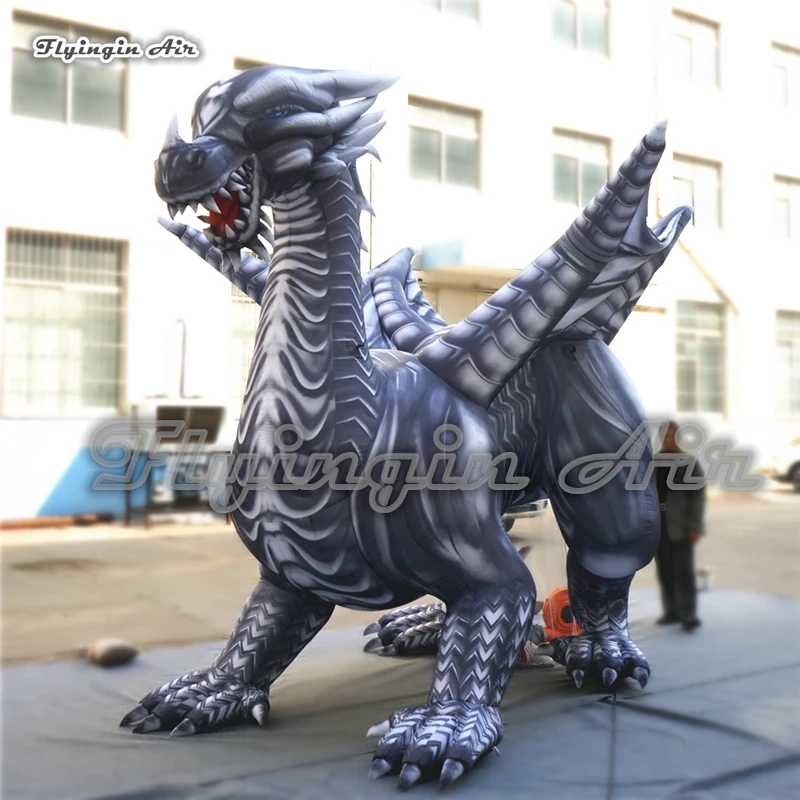 Outdoor Large Inflatable Evil Dragon 3.5m/5m Pterosaur Grey Blow Up Flying Dragon For Concert Stage And Halloween Decoration
Outdoor Large Inflatable Evil Dragon 3.5m/5m Pterosaur Grey Blow Up Flying Dragon For Concert Stage And Halloween Decoration