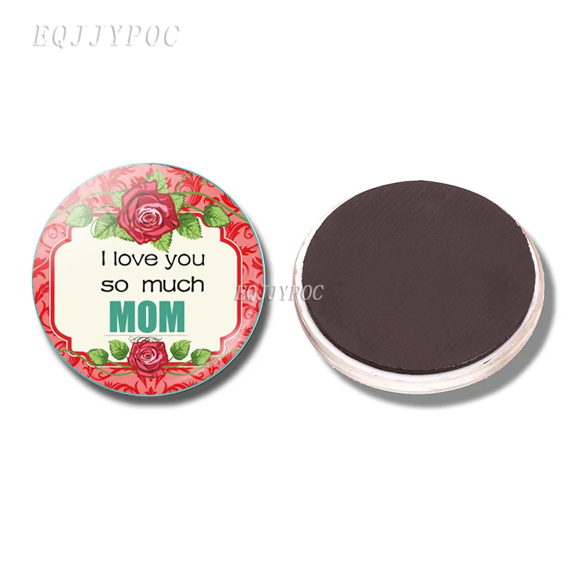 Round glass magnet for refrigerator decorative magnet for kitchen 12 "I love mom" Mother's Day gift
Round glass magnet for refrigerator decorative magnet for kitchen 12 "I love mom" Mother's Day gift