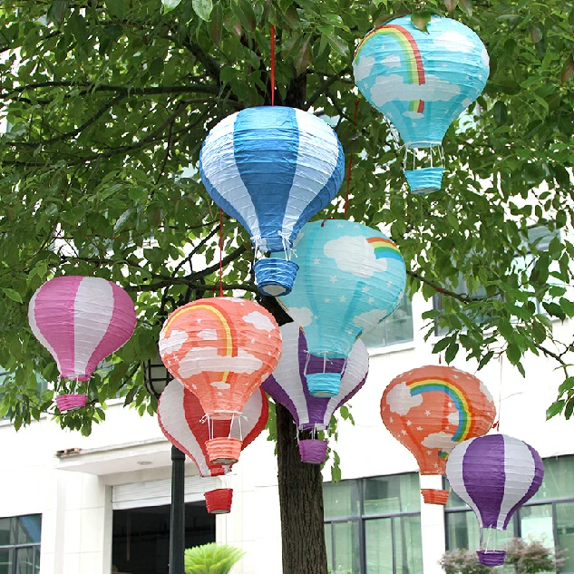 10pcs/lot Mix Color 12 Inch Colorful Hot Air Balloon Shape Paper Lanterns For Wedding and Birthday Party Decoration Hanging Ball
10pcs/lot Mix Color 12 Inch Colorful Hot Air Balloon Shape Paper Lanterns For Wedding and Birthday Party Decoration Hanging Ball