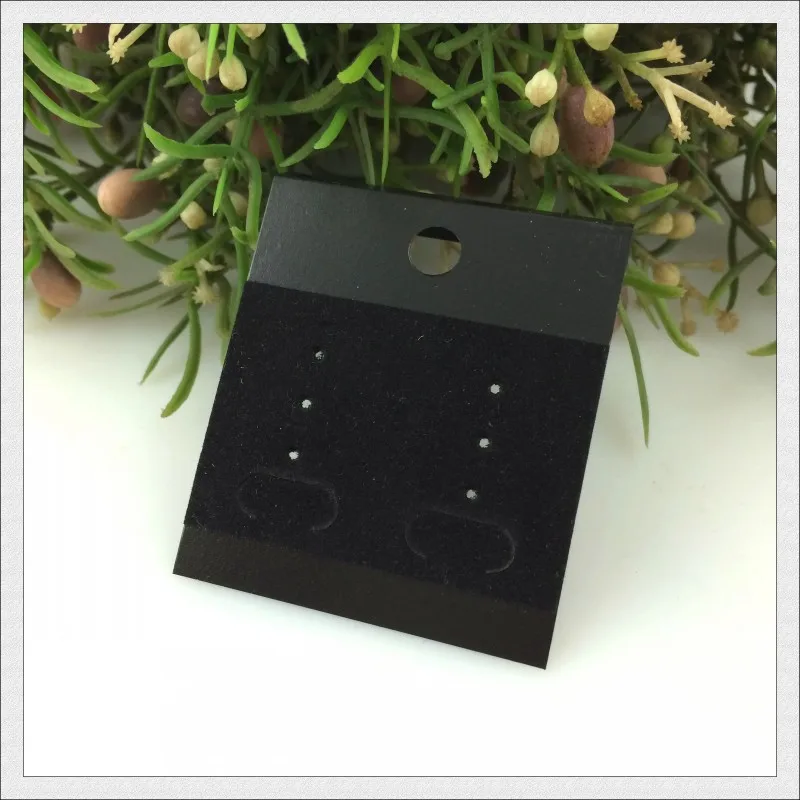 New Fashion! Wholesale 200pcs/lot Black Plastic+Velvet Earrings Card 5x4.5cm Custom Jewelry Earring Packaging Display Cards
New Fashion! Wholesale 200pcs/lot Black Plastic+Velvet Earrings Card 5x4.5cm Custom Jewelry Earring Packaging Display Cards