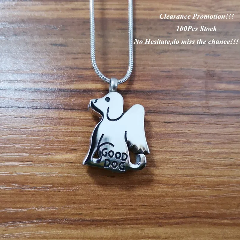 50Pcs/100Pcs a lot Good Dog Cremation Jewelry for Beloved Puppy/Dog Ashes Jewelry Urn Pendant
50Pcs/100Pcs a lot Good Dog Cremation Jewelry for Beloved Puppy/Dog Ashes Jewelry Urn Pendant