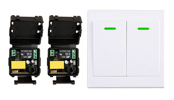 New AC220 V 1CH Wireless Remote Control Switch System 2*Receiver + Wall Panel Remote Transmitter Sticky Remote Smart Home Switch
New AC220 V 1CH Wireless Remote Control Switch System 2*Receiver + Wall Panel Remote Transmitter Sticky Remote Smart Home Switch