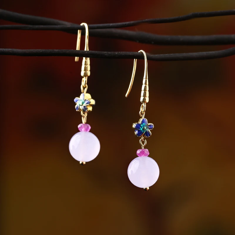 retro purple, super fairy Long Earring, Korean temperament, personality, Rome, cool breeze, and small earrings.
retro purple, super fairy Long Earring, Korean temperament, personality, Rome, cool breeze, and small earrings.