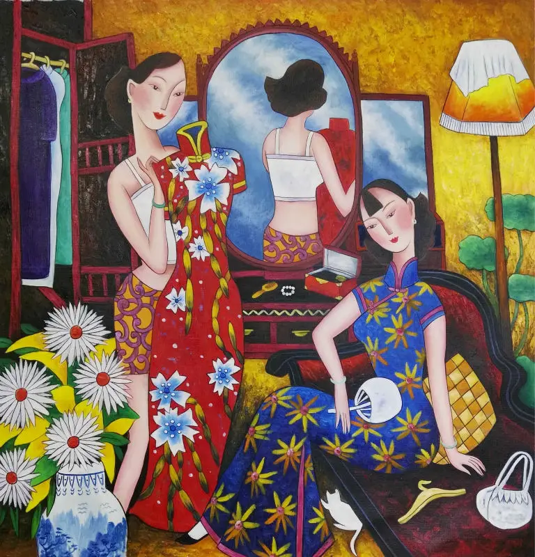 Hand Painted High Quality Canvas Painting Chinese Style Figure Oil Painting on Canvas Wall Art Picture Painting for Living Room
Hand Painted High Quality Canvas Painting Chinese Style Figure Oil Painting on Canvas Wall Art Picture Painting for Living Room