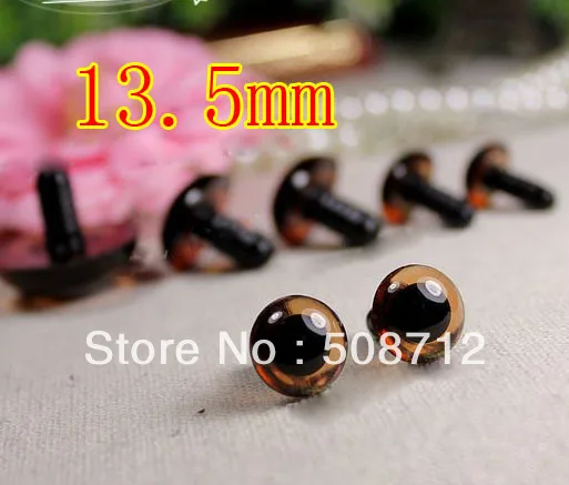 Free shipping!!!!DIY felt toy ------100pcs 13.5mm transparent tan color crystal Safety Eyes with safety washers
Free shipping!!!!DIY felt toy ------100pcs 13.5mm transparent tan color crystal Safety Eyes with safety washers