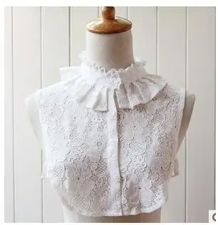 Fashion White Lace Flower Fake Collar Shirt Women Necklace Choker Collar Clothes Accessories Hollow Out Detachable Collar Shirt
Fashion White Lace Flower Fake Collar Shirt Women Necklace Choker Collar Clothes Accessories Hollow Out Detachable Collar Shirt