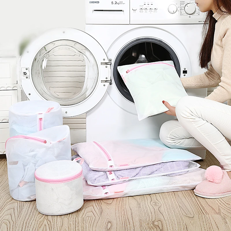 Сумки для стиральных машин luluhut, нейлоновая сетчатая корзина для белья, одежды, бюстгальтеров, носков, складная Защитная сумка для белья 
Сумки для стиральных машин luluhut, нейлоновая сетчатая корзина для белья, одежды, бюстгальтеров, носков, складная Защитная сумка для белья