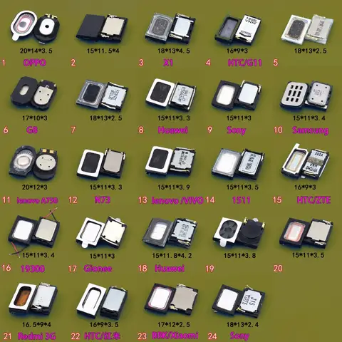 48Models Loudspeaker Speaker Phone Ringing Earpiece Buzzer Receiver Repair Part Loudspeaker Speaker Phone Ringing