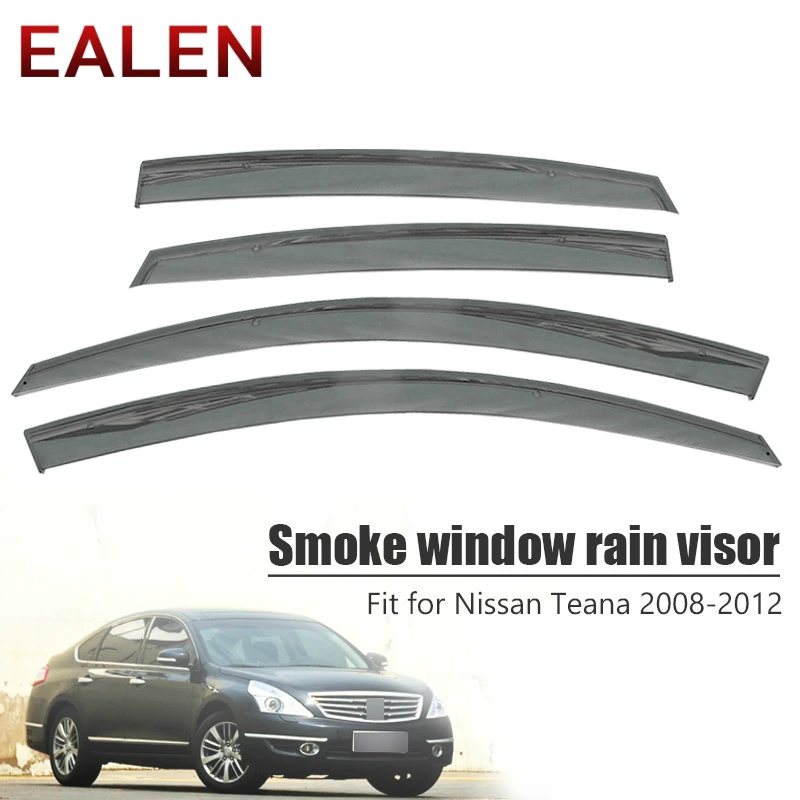 EALEN для Nissan Teana J32 2008 2009 2010 2011 2012 Вентиляционные солнцезащитные дефлекторы, защитные аксессуары, 4 шт./1 компл., козырек от дыма и дождя
EALEN для Nissan Teana J32 2008 2009 2010 2011 2012 Вентиляционные солнцезащитные дефлекторы, защитные аксессуары, 4 шт./1 компл., козырек от дыма и дождя