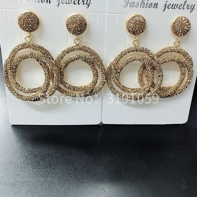New Geometric Ring Circle long style earrings romantic with the European and American style earrings 3Pairs
New Geometric Ring Circle long style earrings romantic with the European and American style earrings 3Pairs