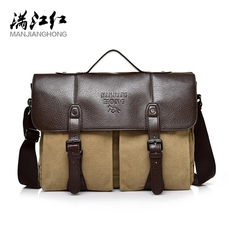 2023 New Canvas Men Briefcase Messenger Bag Fashion Retro Briefcase Canvas Men Shoulder Bag Large Capacity Male School Handbag
2023 New Canvas Men Briefcase Messenger Bag Fashion Retro Briefcase Canvas Men Shoulder Bag Large Capacity Male School Handbag