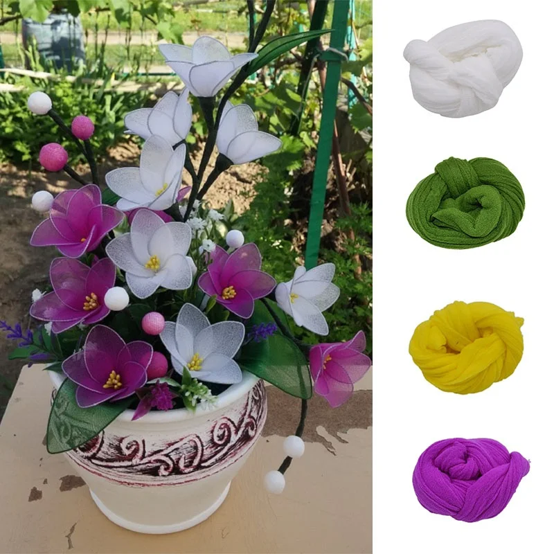 5pcs Tensile Nylon Stocking DIY Ronde Flower Making Material Handmade Craft Accessory Wedding Home DIY Nylon Flower Garden Decor
5pcs Tensile Nylon Stocking DIY Ronde Flower Making Material Handmade Craft Accessory Wedding Home DIY Nylon Flower Garden Decor