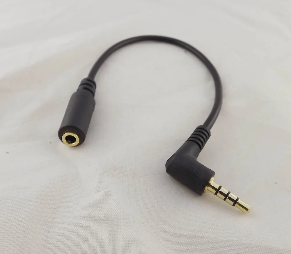 10pcs DC Audio Stereo 3.5mm Male 4 Pole Right Angle to Female Adapter Converter Cable 15cm
10pcs DC Audio Stereo 3.5mm Male 4 Pole Right Angle to Female Adapter Converter Cable 15cm