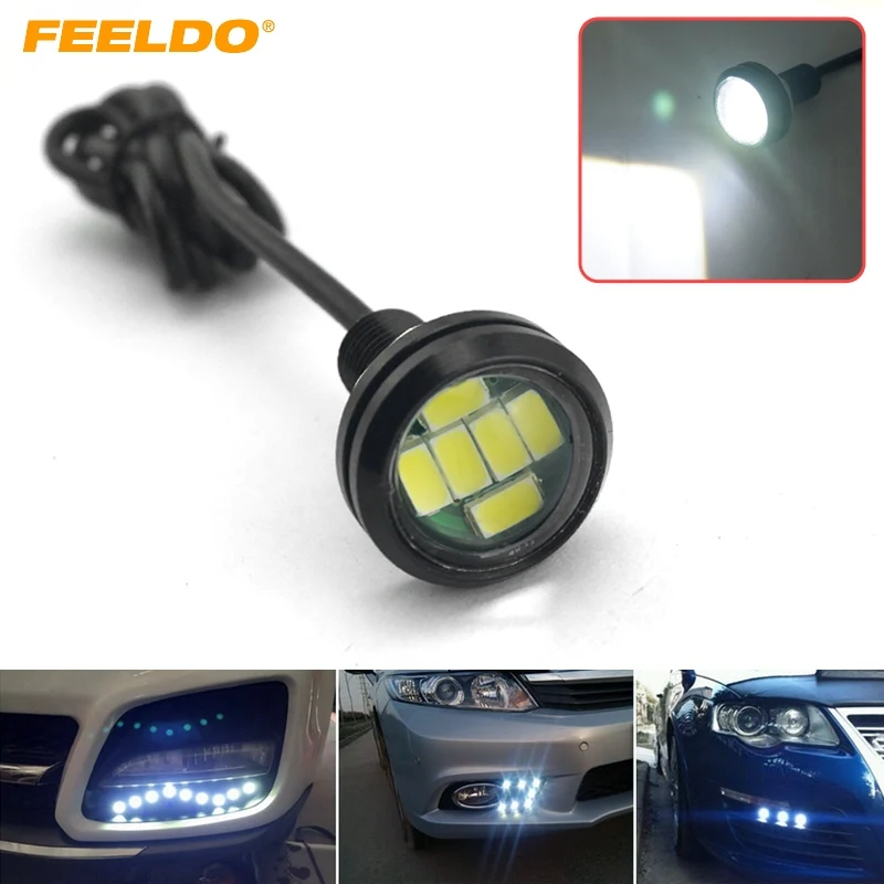 FEELDO 1 шт. белая 4 Вт 23-мм объектив ультра-тонкий 5630 6SMD светодиодный орлиный глаз фонарь заднего хода задний фонарь DRL свет # CA1424
FEELDO 1 шт. белая 4 Вт 23-мм объектив ультра-тонкий 5630 6SMD светодиодный орлиный глаз фонарь заднего хода задний фонарь DRL свет # CA1424