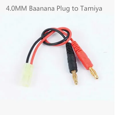 4.0 MM Banana Plug to Small Tamiya Battery Charging Cable Adapter Cable for RC Car Heli Airplane Multirotor Lipo Charge 2PCS/LOT
4.0 MM Banana Plug to Small Tamiya Battery Charging Cable Adapter Cable for RC Car Heli Airplane Multirotor Lipo Charge 2PCS/LOT