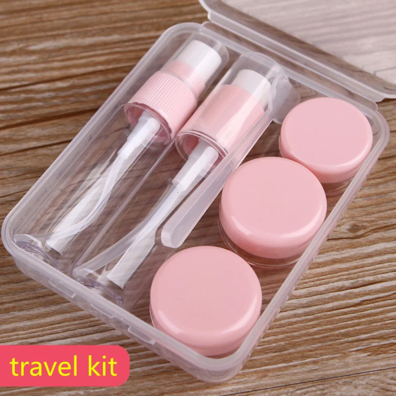 6pcs/set Travel boxed refillable bottles skin care and cosmetics empty bottles spray pressed bottles Portable package
6pcs/set Travel boxed refillable bottles skin care and cosmetics empty bottles spray pressed bottles Portable package