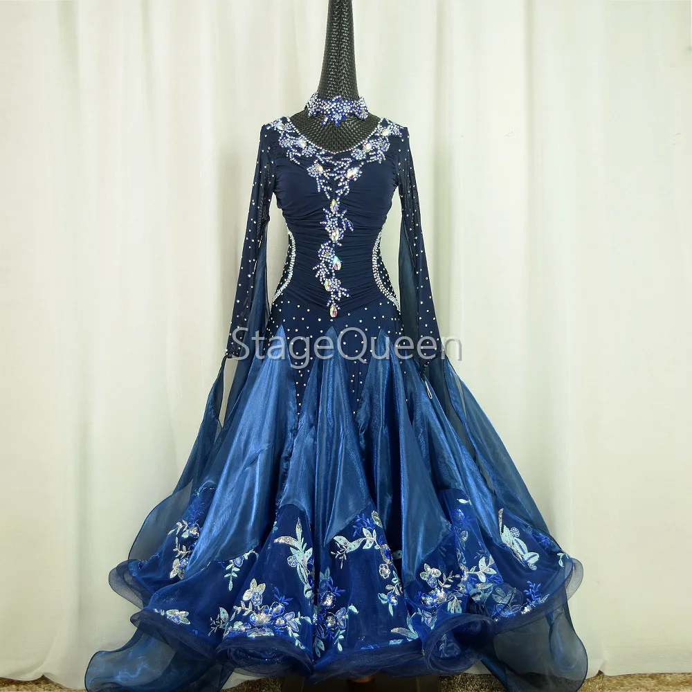 New Appliques Ballroom Dance Competition Dresses Women/Ballroom Dresses/Ballroom Waltz Dresses/Ballroom Dancing/Waltz Dress
New Appliques Ballroom Dance Competition Dresses Women/Ballroom Dresses/Ballroom Waltz Dresses/Ballroom Dancing/Waltz Dress