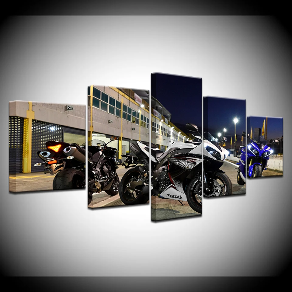 The racing motorcycle in road 5 Piece HD Wallpapers Art Canvas Print modern Poster Modular art painting Living Room Home Decor
The racing motorcycle in road 5 Piece HD Wallpapers Art Canvas Print modern Poster Modular art painting Living Room Home Decor