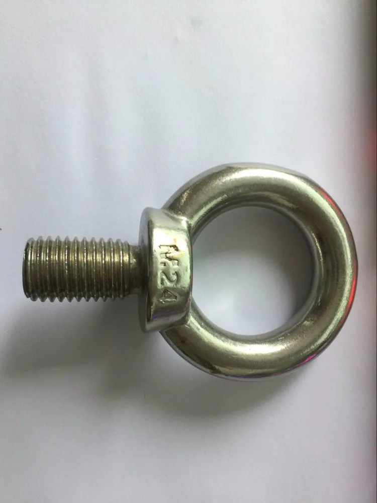 1pcs M24 Eye Bolt Stainless Steel Marine Lifting Eye Bolt Ring Screw Loop Hole for Cable Rope Lifting
1pcs M24 Eye Bolt Stainless Steel Marine Lifting Eye Bolt Ring Screw Loop Hole for Cable Rope Lifting