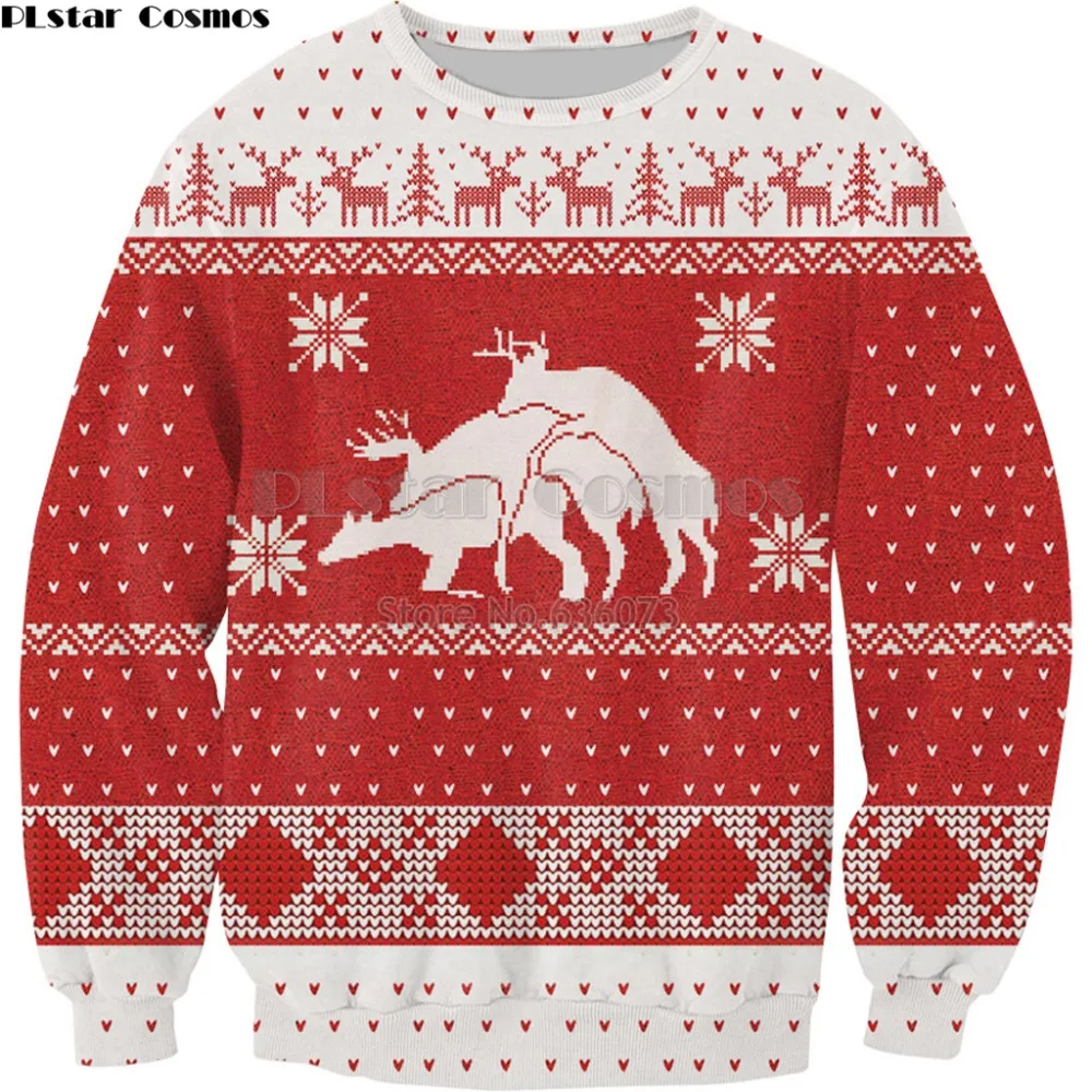 PLstar Cosmos Merry Bucking Christmas Crewneck Sweatshirt Christmas elk gift 3d Print Men Women Casual Long Sleeve Outerwear
PLstar Cosmos Merry Bucking Christmas Crewneck Sweatshirt Christmas elk gift 3d Print Men Women Casual Long Sleeve Outerwear