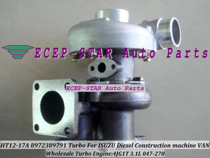 HT12-20 047-283 047283 8973186510 8-97318-6510 Turbo Turbocharger For ISUZU MULTIQUIP Construction Gen Set 05- 4JG1T 4JG1 3.1L
HT12-20 047-283 047283 8973186510 8-97318-6510 Turbo Turbocharger For ISUZU MULTIQUIP Construction Gen Set 05- 4JG1T 4JG1 3.1L