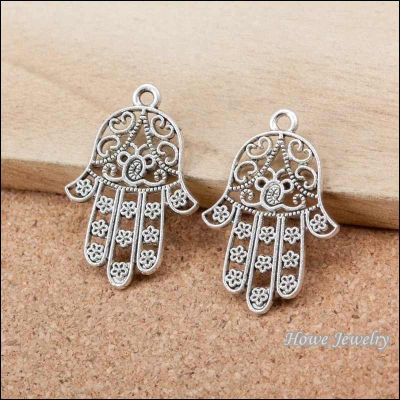 70pcs vintage Hamsa Symbol Hand charm Antique silver Pendant DIY European Style Jewelry Making B262
70pcs vintage Hamsa Symbol Hand charm Antique silver Pendant DIY European Style Jewelry Making B262