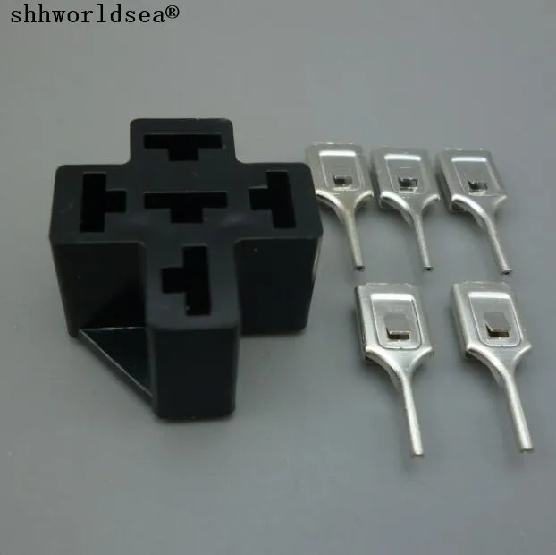 Shhworldsea 10PCS DIP 12V Volt 30A 40A 4 5 Pin 6.3mm Terminal Car ON OFF Relay Socket Auto Relay Holder Connector Free shipping
Shhworldsea 10PCS DIP 12V Volt 30A 40A 4 5 Pin 6.3mm Terminal Car ON OFF Relay Socket Auto Relay Holder Connector Free shipping