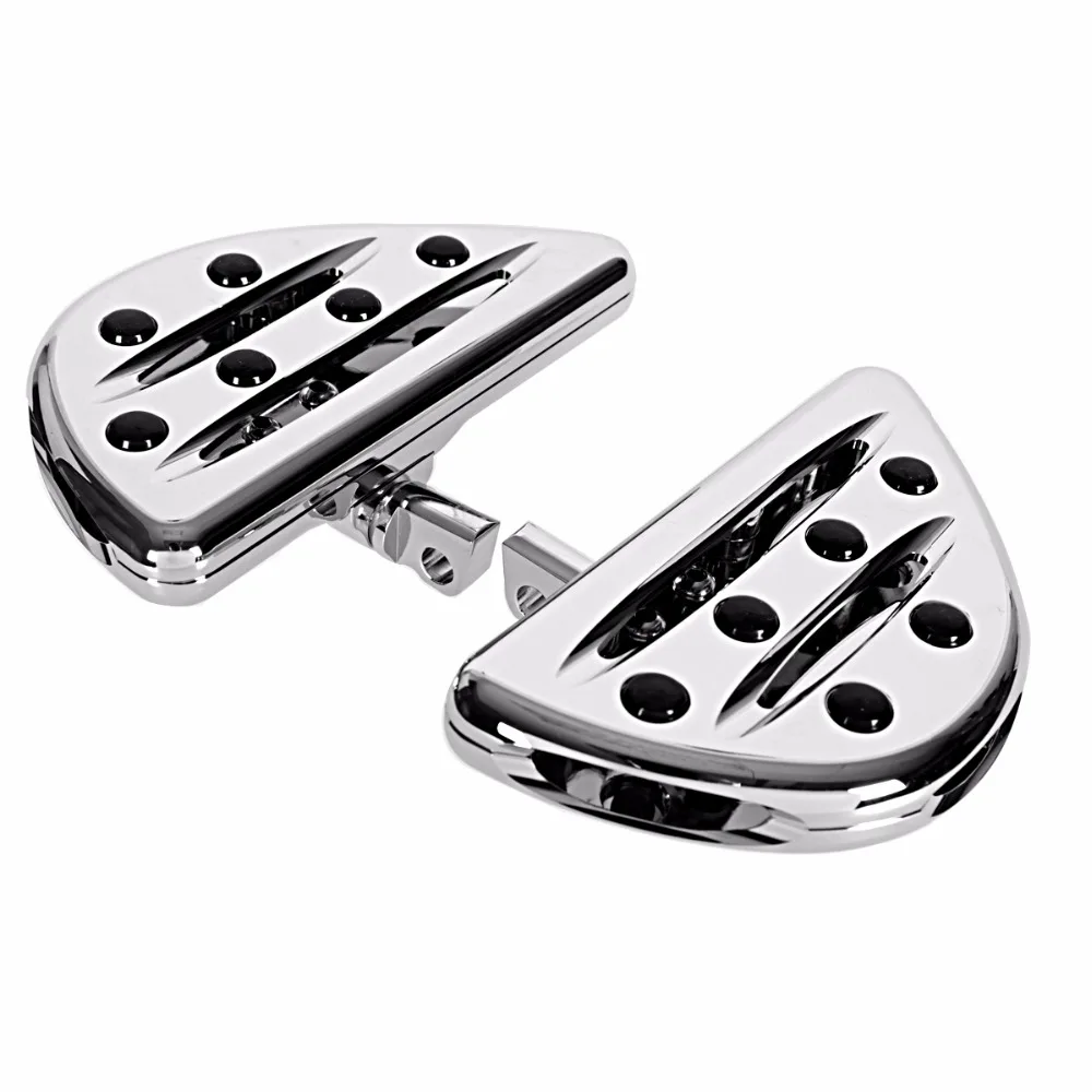 Rear Chrome Shallow Cut Passenger Floorboards for Harley Touring Street Glide Dyna Sportster Models
Rear Chrome Shallow Cut Passenger Floorboards for Harley Touring Street Glide Dyna Sportster Models