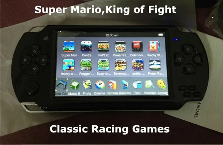 Handheld Game Console 4.3 inch screen mp4 player MP5 game player real 8GB support for psp game,camera,video,e-book
Handheld Game Console 4.3 inch screen mp4 player MP5 game player real 8GB support for psp game,camera,video,e-book