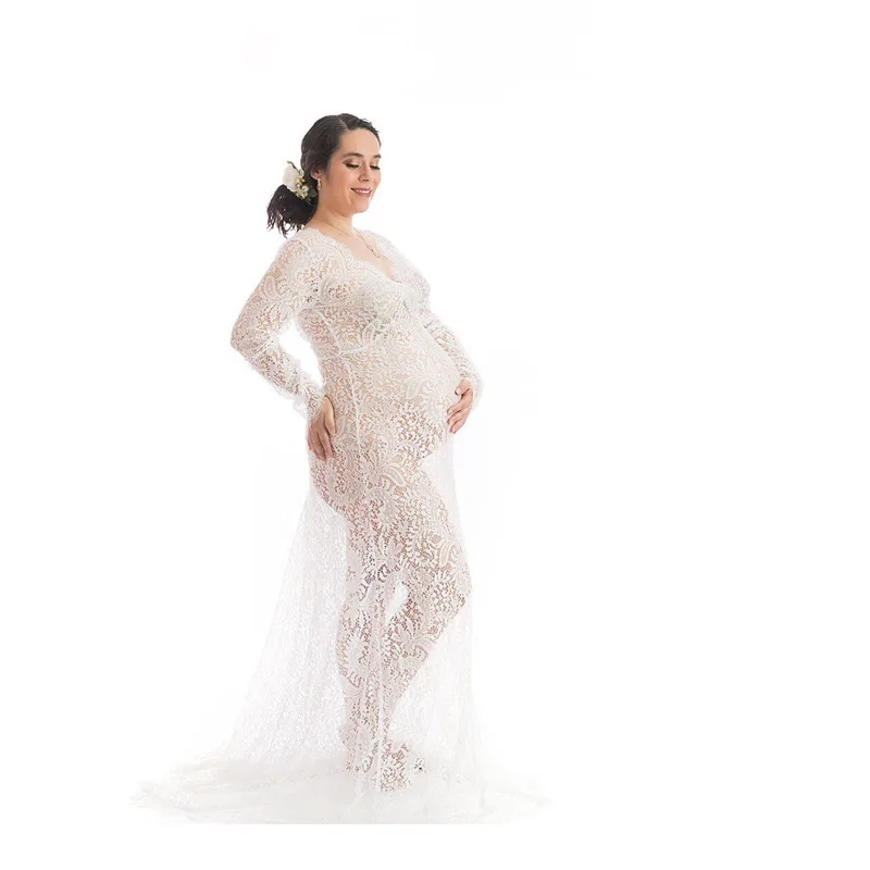 Lace Long sleeve Maternity Photography Props Dresses For Pregnant Women Pregnancy Clothes Maternity Dresses For Photo Shoot 2019
Lace Long sleeve Maternity Photography Props Dresses For Pregnant Women Pregnancy Clothes Maternity Dresses For Photo Shoot 2019