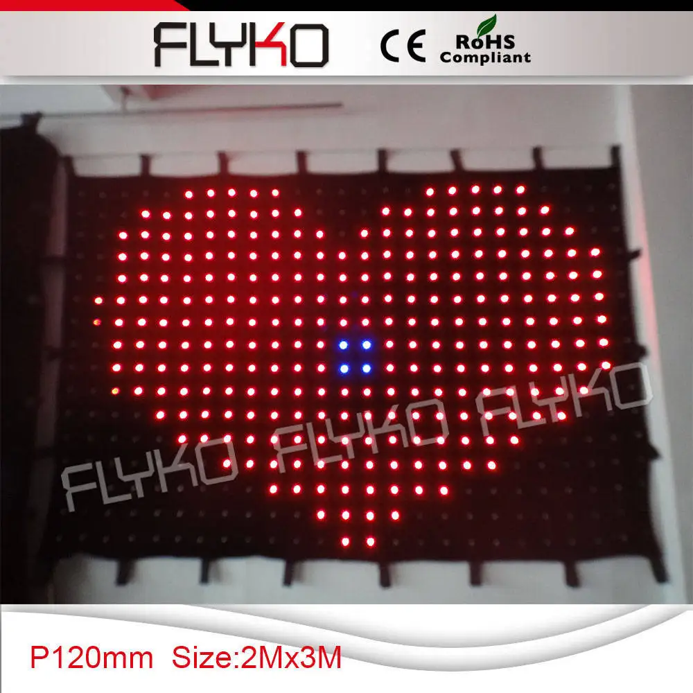 led color changing fabric curtain light customized P12 LED video curtain display
led color changing fabric curtain light customized P12 LED video curtain display