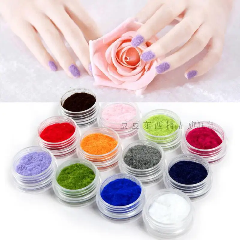 12 Colors Nail Art Decoration colors Velvet Flocking Glitter Nails Glitter Nail Tool
12 Colors Nail Art Decoration colors Velvet Flocking Glitter Nails Glitter Nail Tool